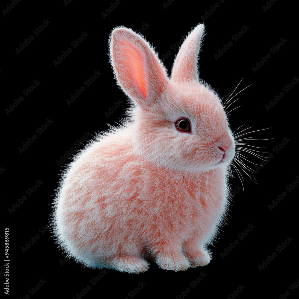 Pink Bunny Rabbit. Pink Bunny Rabbit.