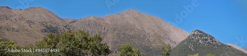 Mountains in Sicily, Italy, daylight, summer