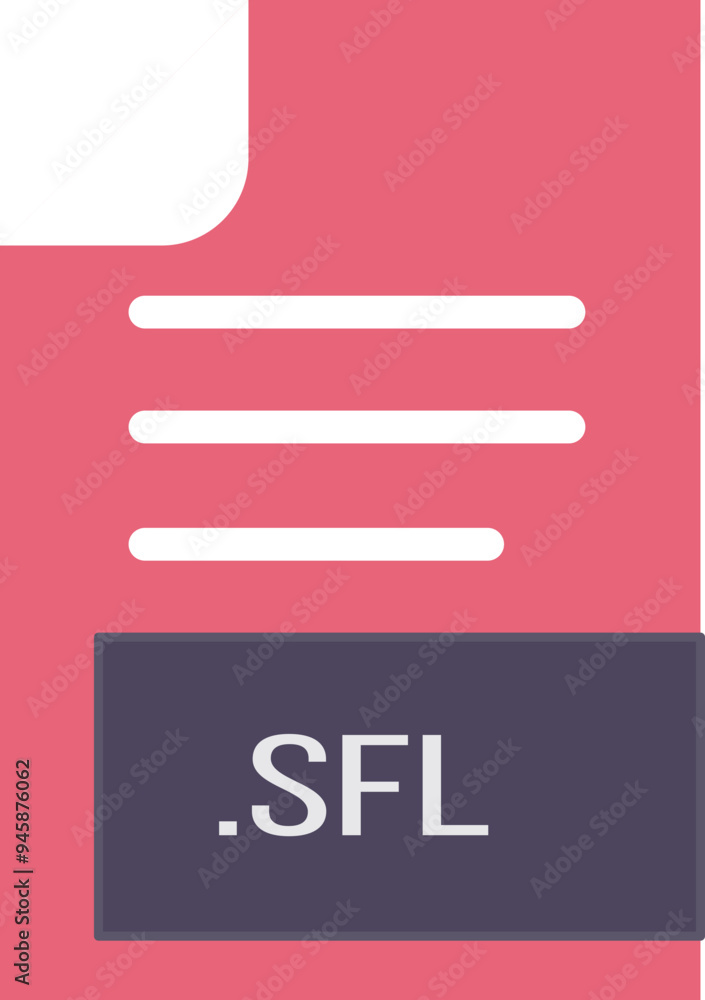 SFL File format icon rounded dashed outline SFL File format icon rounded dashed outline