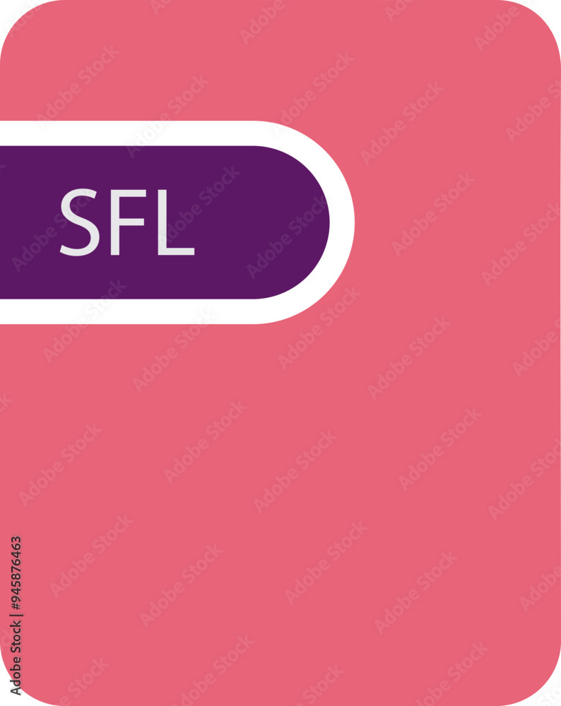 SFL File icon thick black outline SFL File icon thick black outline