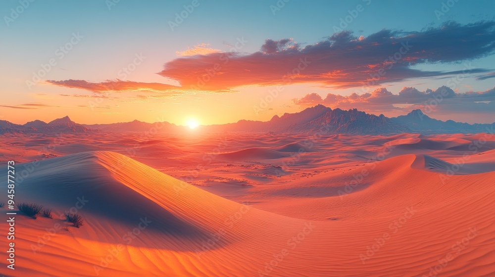 Desert Sunset Desert Sunset