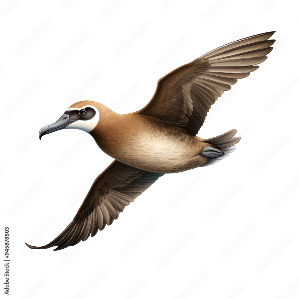 Light-mantled Albatross Clipart Image Light-mantled Albatross Clipart Image