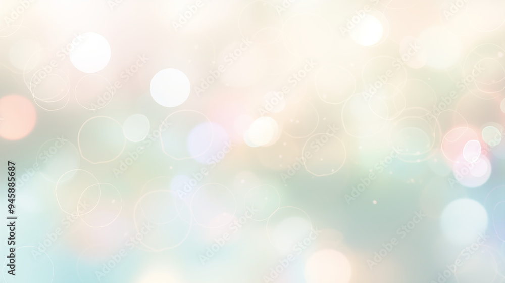 Soft Pastel Gradient Bokeh Blurred Circles with Light and Hazy Background Soft Pastel Gradient Bokeh Blurred Circles with Light and Hazy Background