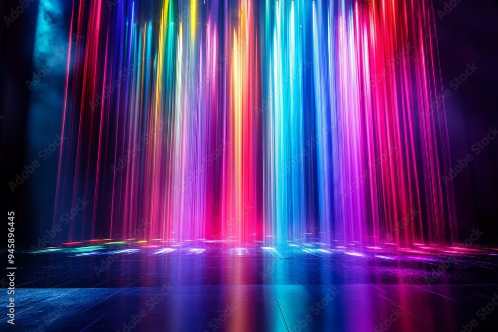 Abstract Neon Lights Background. Abstract Neon Lights Background.
