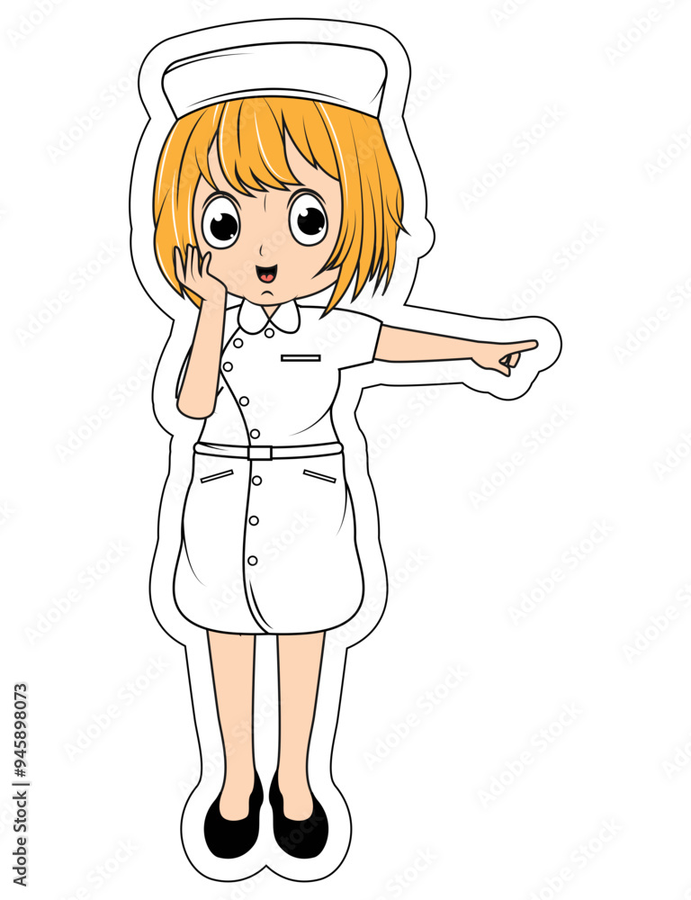 Little Nurse Cartoon
