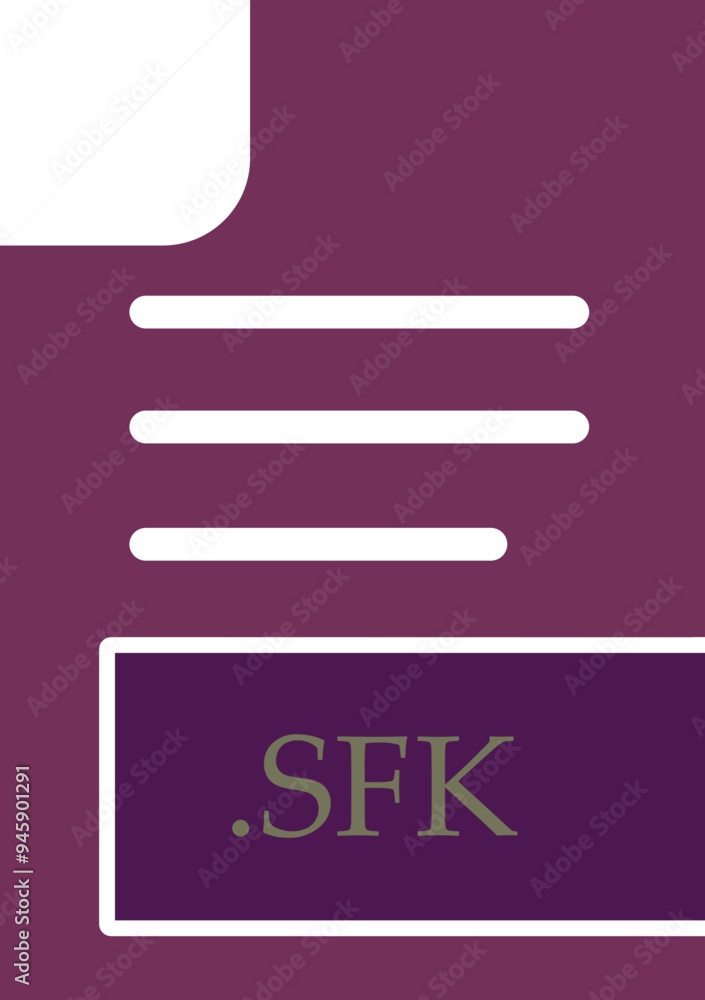 SFK File format icon fill inside SFK File format icon fill inside