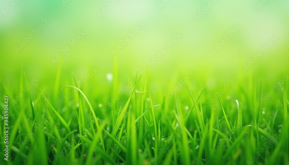 Vibrant green grass a symbol of natures vitality Vibrant green grass a symbol of natures vitality