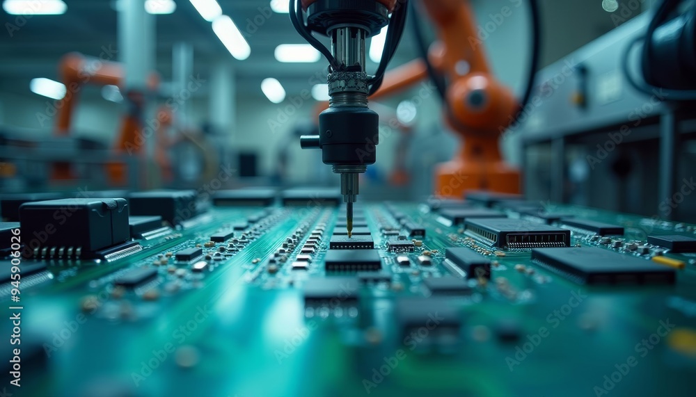 Robotic precision in electronics manufacturing Robotic precision in electronics manufacturing