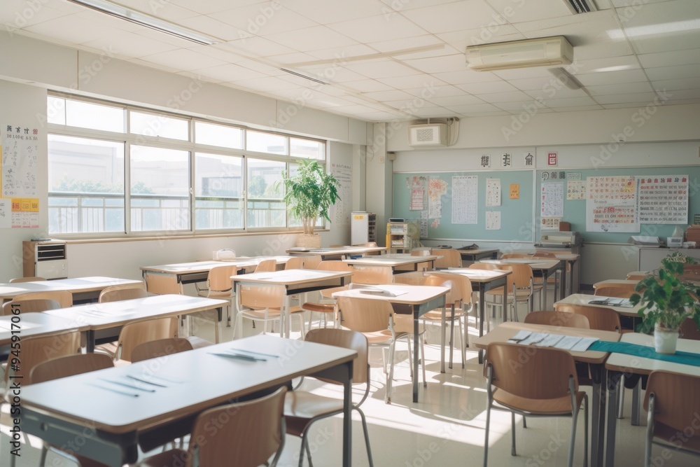 Classroom school architecture furniture. Classroom school architecture furniture.