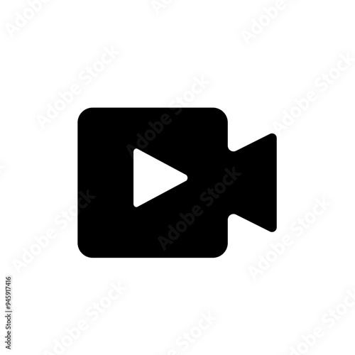 camera, image recording - vector icon
