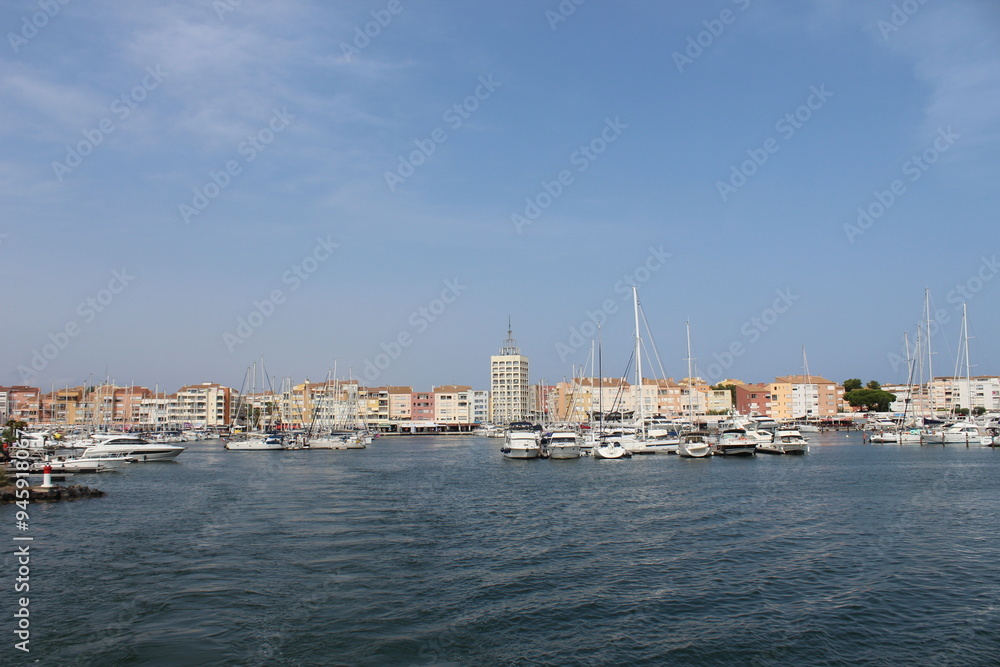 Vue du port du cap agde Vue du port du cap agde