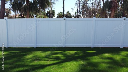 White Vinyl Fence Solid Privacy
For backyard protection and privacy