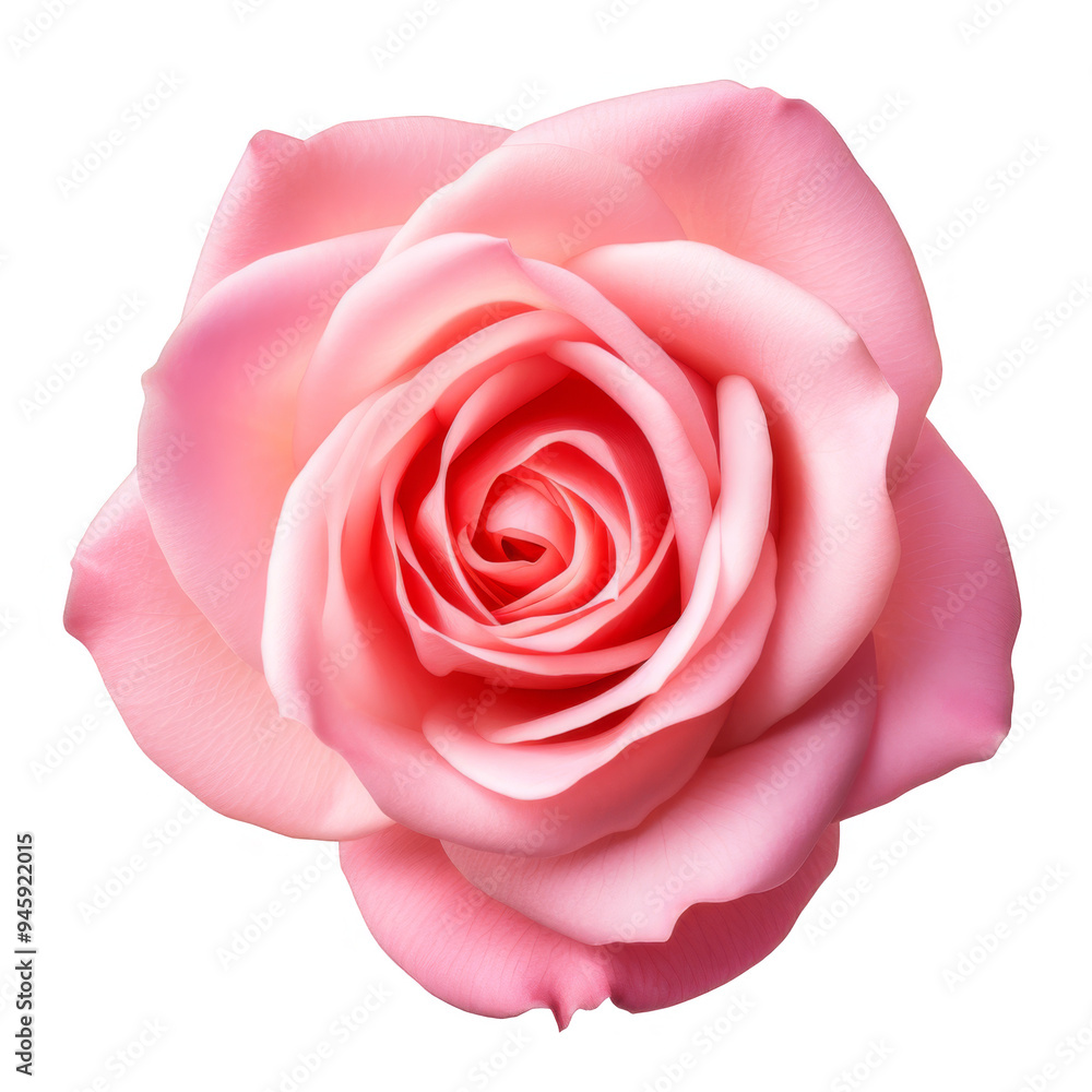 Pink Rose Isolated on a Transparent Background Pink Rose Isolated on a Transparent Background