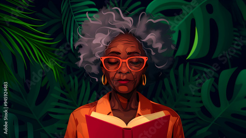 Elderly Writing Memoir Lifes Adventures