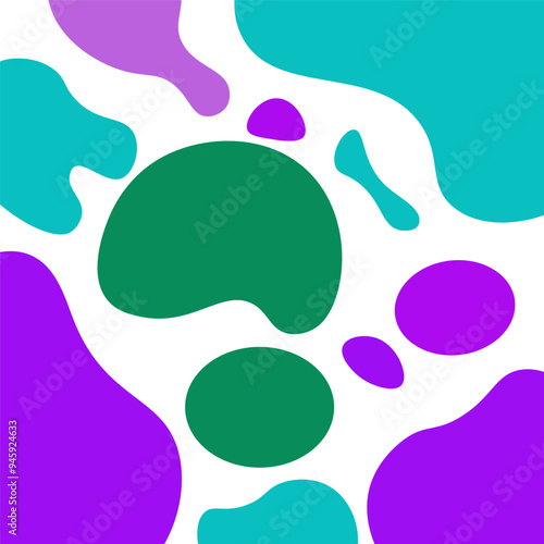 Abstract fluid background with various colors