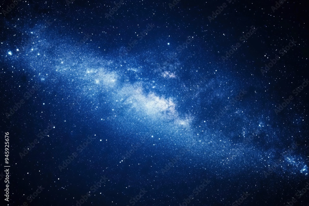 Night sky with stars in the galaxy, ai Night sky with stars in the galaxy, ai