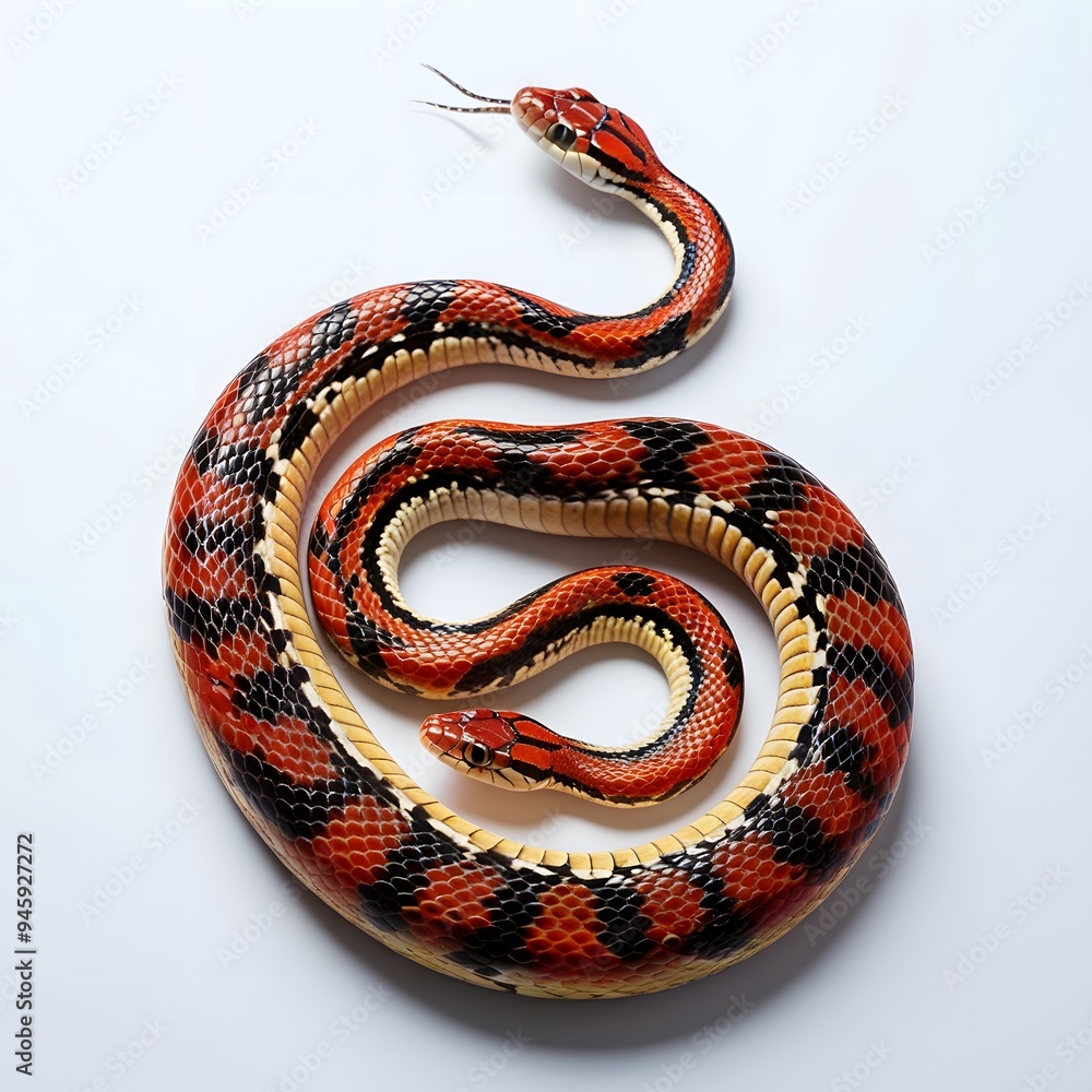 colorful snake with white background colorful snake with white background