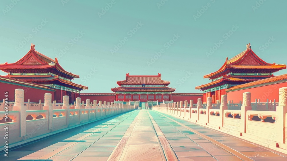 Chinese promenades and ancient architecture Chinese promenades and ancient architecture