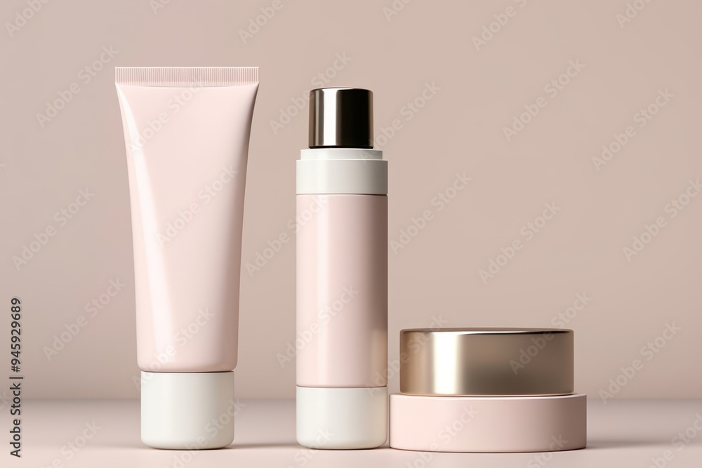 Cosmetic set cosmetics bottle container. Cosmetic set cosmetics bottle container.