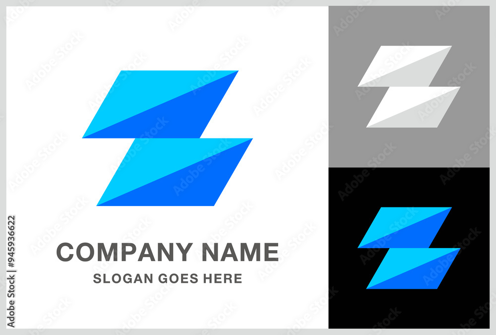 Monogram Letter Z Geometric Square Cube Business Company Stock Vector Logo Design Template Monogram Letter Z Geometric Square Cube Business Company Stock Vector Logo Design Template