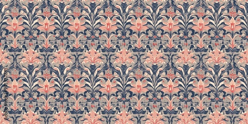 Silk pattern with a luxurious, smooth design. seamless background pattern