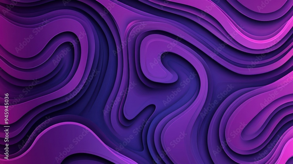 Abstract Purple and Violet Wavy Pattern Abstract Purple and Violet Wavy Pattern