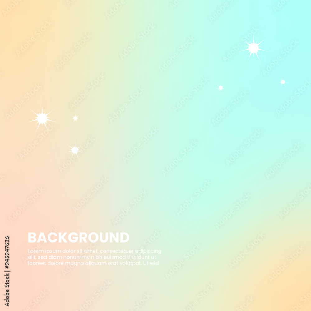 Aesthetic Background Hand Draw With Star Gradient Aesthetic Background Hand Draw With Star Gradient