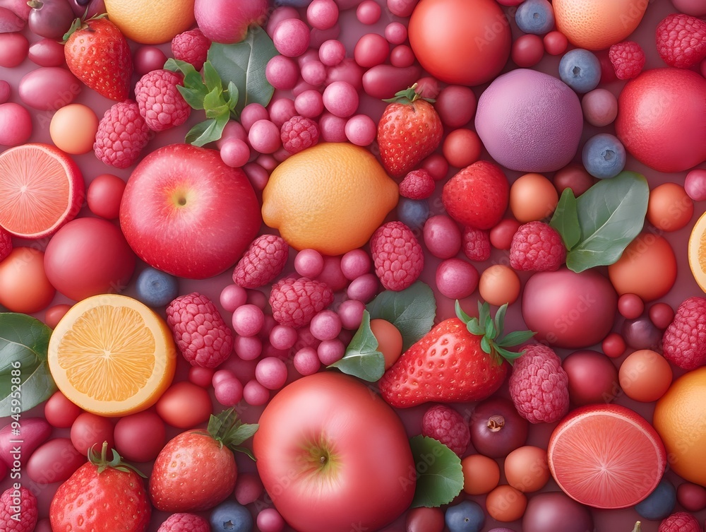 custom made wallpaper toronto digitalVibrant Antioxidant-Rich Fruits and Berries Bursting with Nutrients