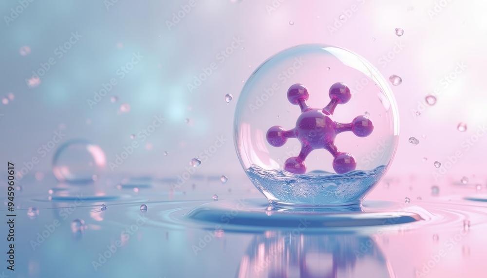 Fototapeta premium Ethereal Bubble a Symbol of Hope