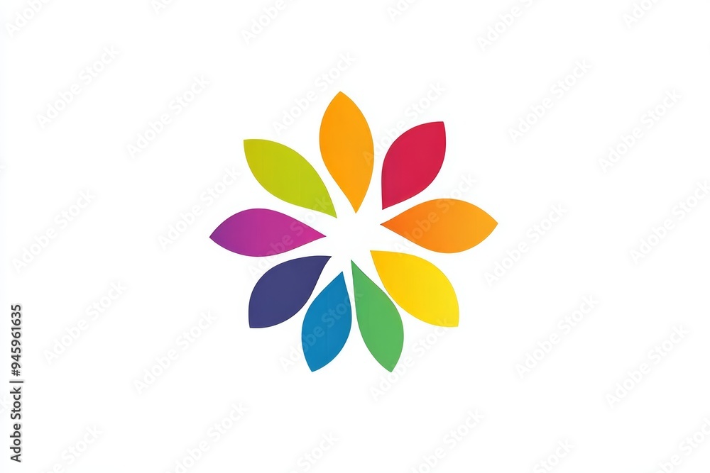 Stock image of a person with a different color at the center, in a simple modern style. There is a white background with color palette of pastel colors for this image Stock image of a person with a different color at the center, in a simple modern style. There is a white background with color palette of pastel colors for this image