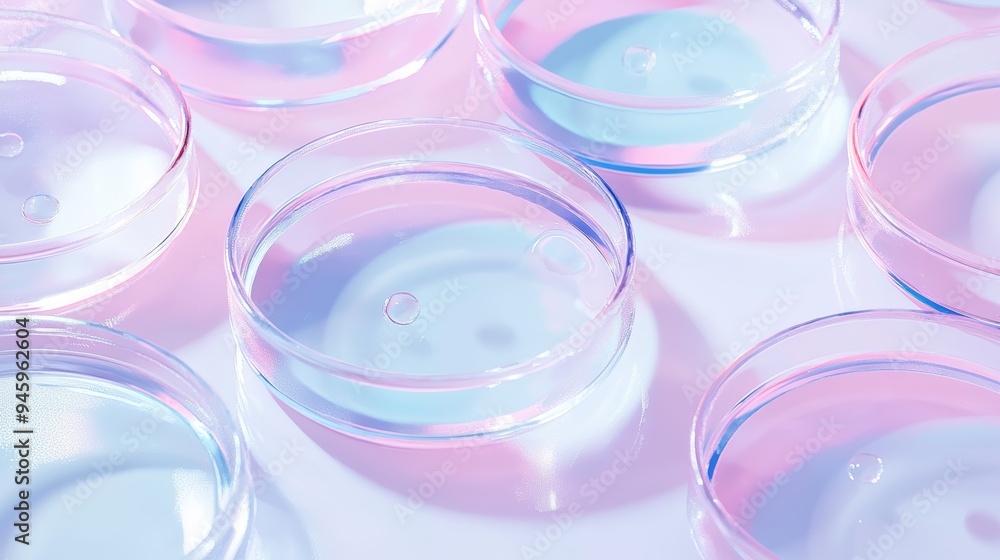 Abstract petri dishes with bacterial colonies. Minimalistic in style. Abstract petri dishes with bacterial colonies. Minimalistic in style.