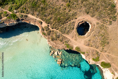 Fotografie Otranto dall'alto: La bellezza della Baia del Mulino d'Acqua