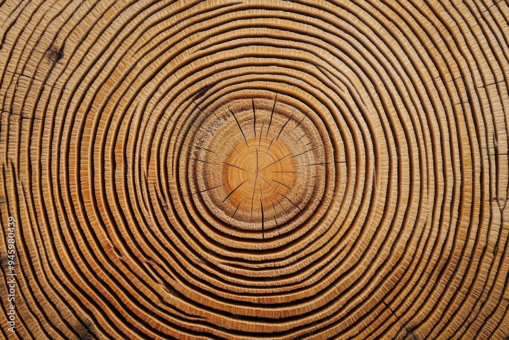 Cross section of cut wood tree trunk slice with wavy pattern cracks and rings sawed down from woods Cross section of cut wood tree trunk slice with wavy pattern cracks and rings sawed down from woods