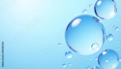 Wallpaper Mural Bubbles floating in a clear blue sky Torontodigital.ca