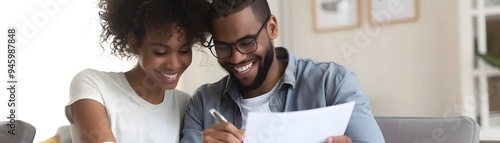 Young Couple Signing Health...