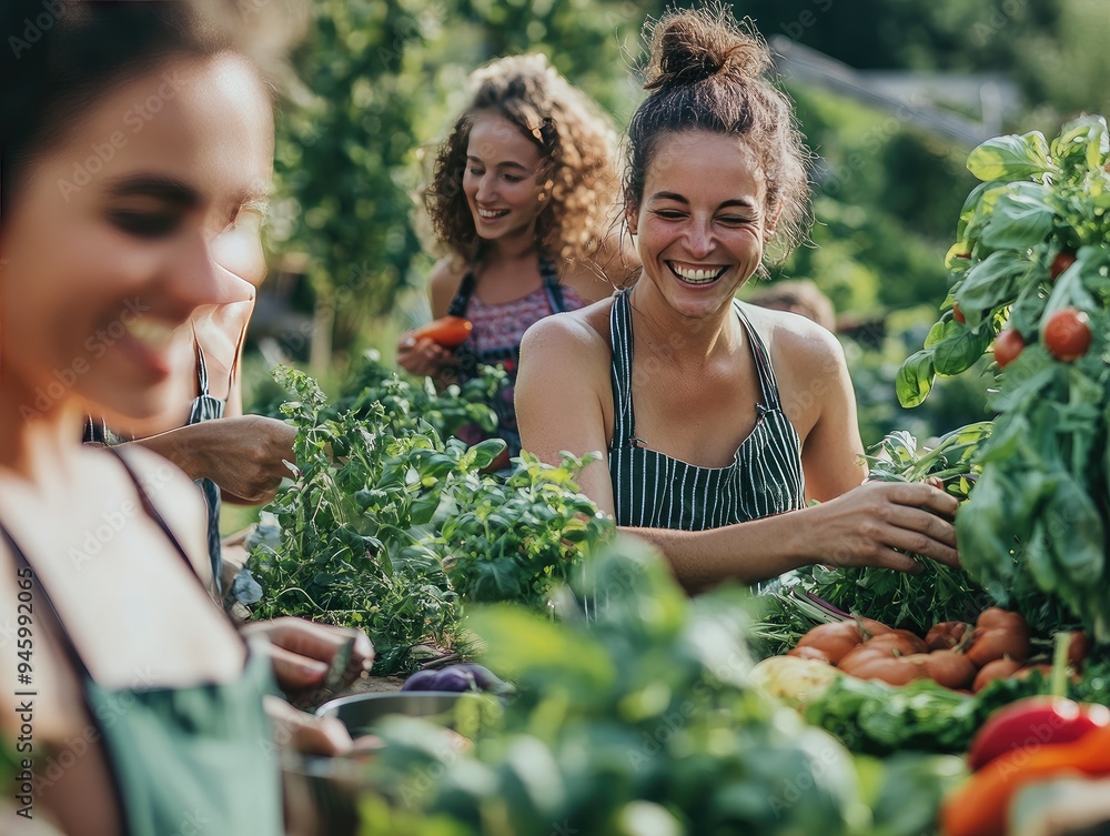 Obraz premium couple in the garden