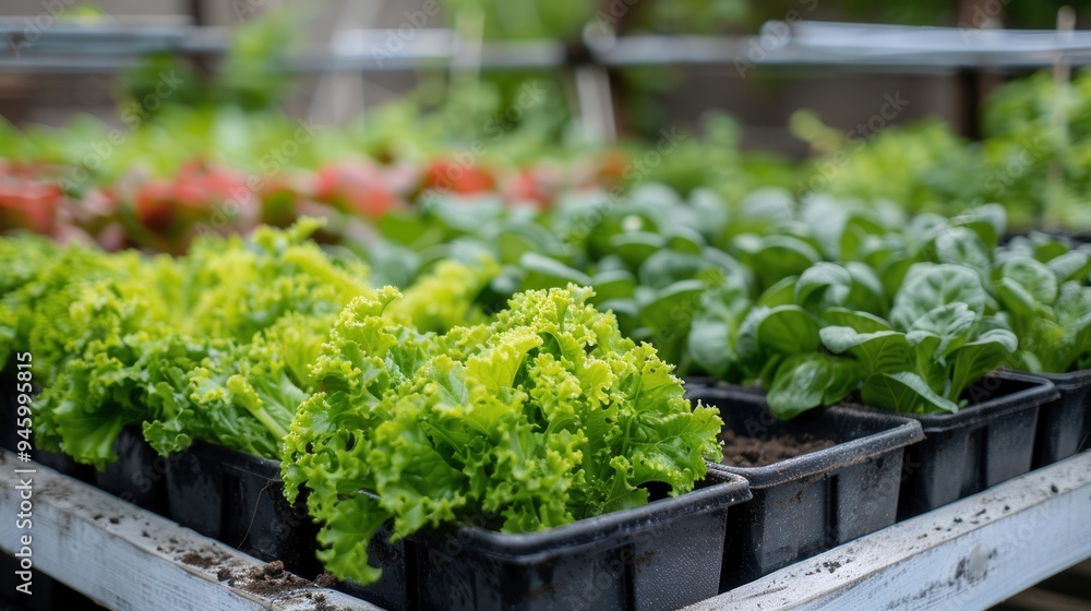 The Potential of Rooftop Farming for Urban Food Production - Innovative Urban Agriculture Solution. AI generated illustration The Potential of Rooftop Farming for Urban Food Production - Innovative Urban Agriculture Solution. AI generated illustration