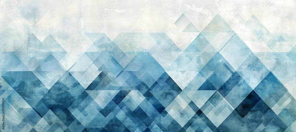 An Abstract Blue Backdrop Showcasing Diamond Shapes An Abstract Blue Backdrop Showcasing Diamond Shapes