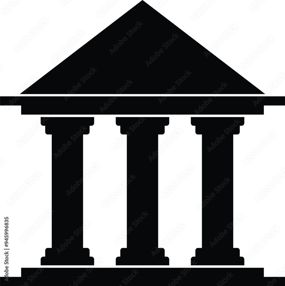 Three Pillars Black Building, Building layout, image of three pillars Black, Pillars architectural design Three Pillars Black Building, Building layout, image of three pillars Black, Pillars architectural design