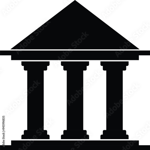 Three Pillars Black Building, Building layout, image of three pillars Black, Pillars architectural design