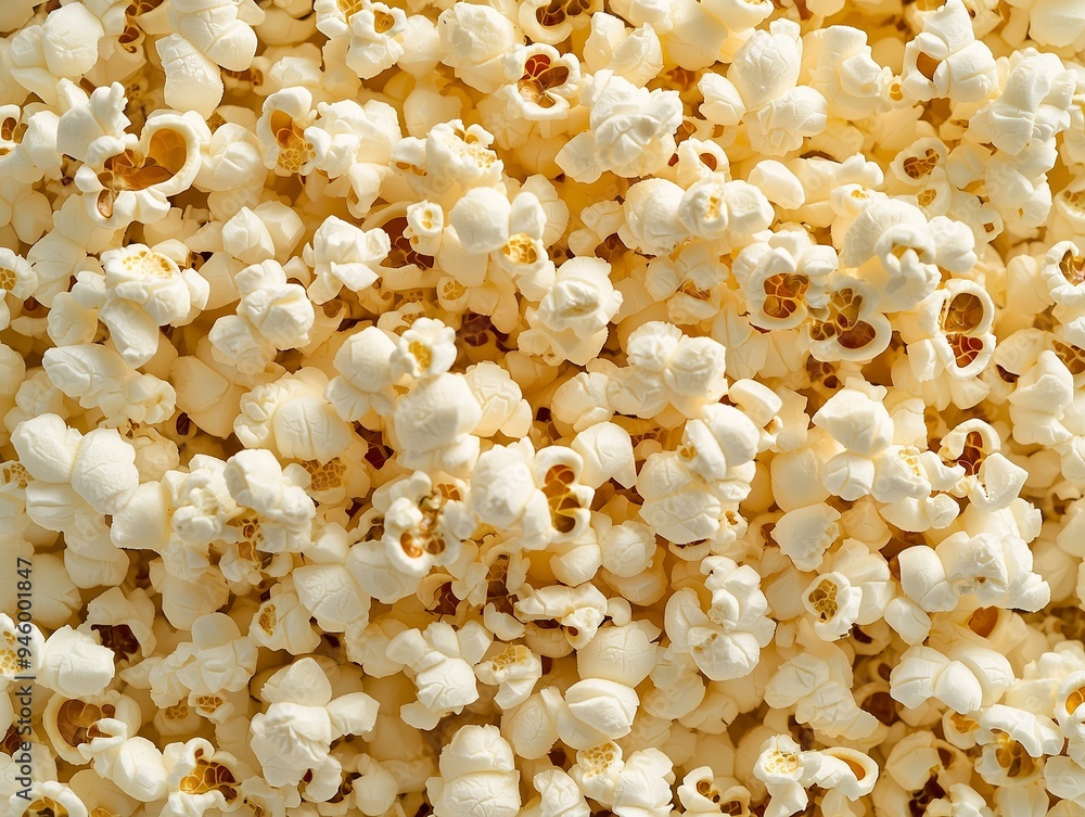 Buttered Popcorn with a Golden-Brown Touch, Displayed in a Close-Up View, Perfect for Movie Snacks, Party Treats, or Food Packaging Buttered Popcorn with a Golden-Brown Touch, Displayed in a Close-Up View, Perfect for Movie Snacks, Party Treats, or Food Packaging