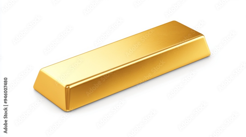 A detailed image of a gold bullion bar placed on a pristine white backdrop. This image highlights the purity and value of gold as a financial and historical asset. A detailed image of a gold bullion bar placed on a pristine white backdrop. This image highlights the purity and value of gold as a financial and historical asset.
