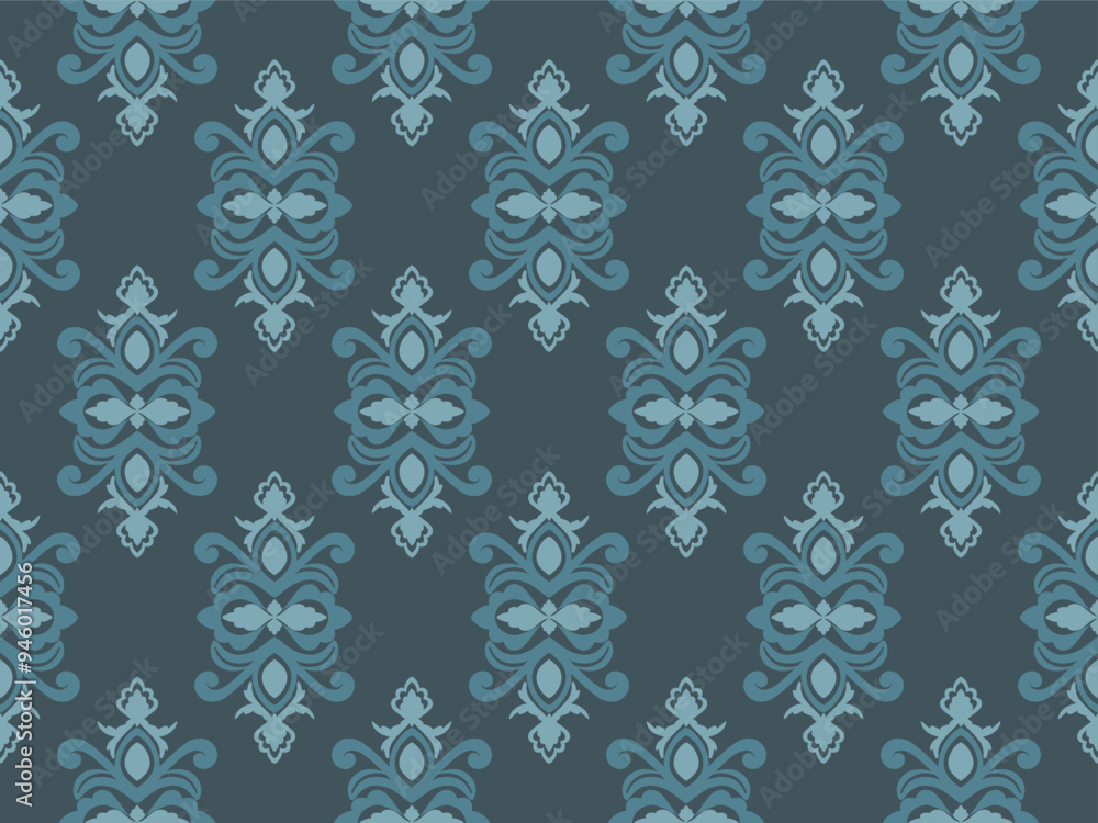 seamless damask pattern seamless damask pattern