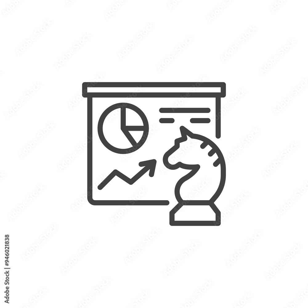 Business planning line icon Business planning line icon