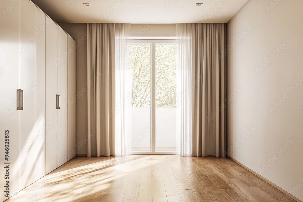 Empty Modern Bedroom Empty Modern Bedroom