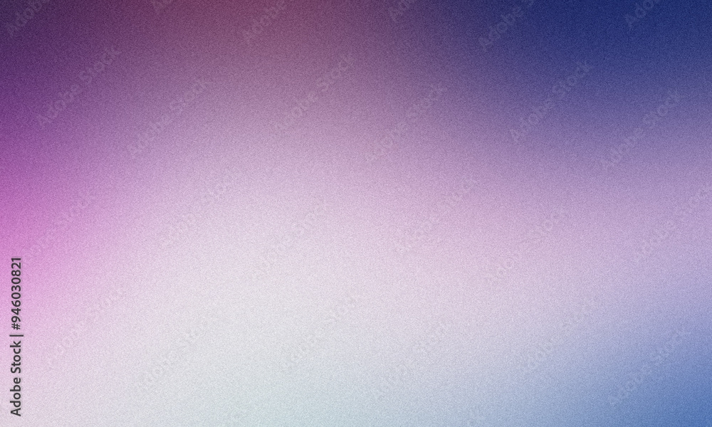 Fototapeta premium Grainy textured gradient background fading from purple to blue