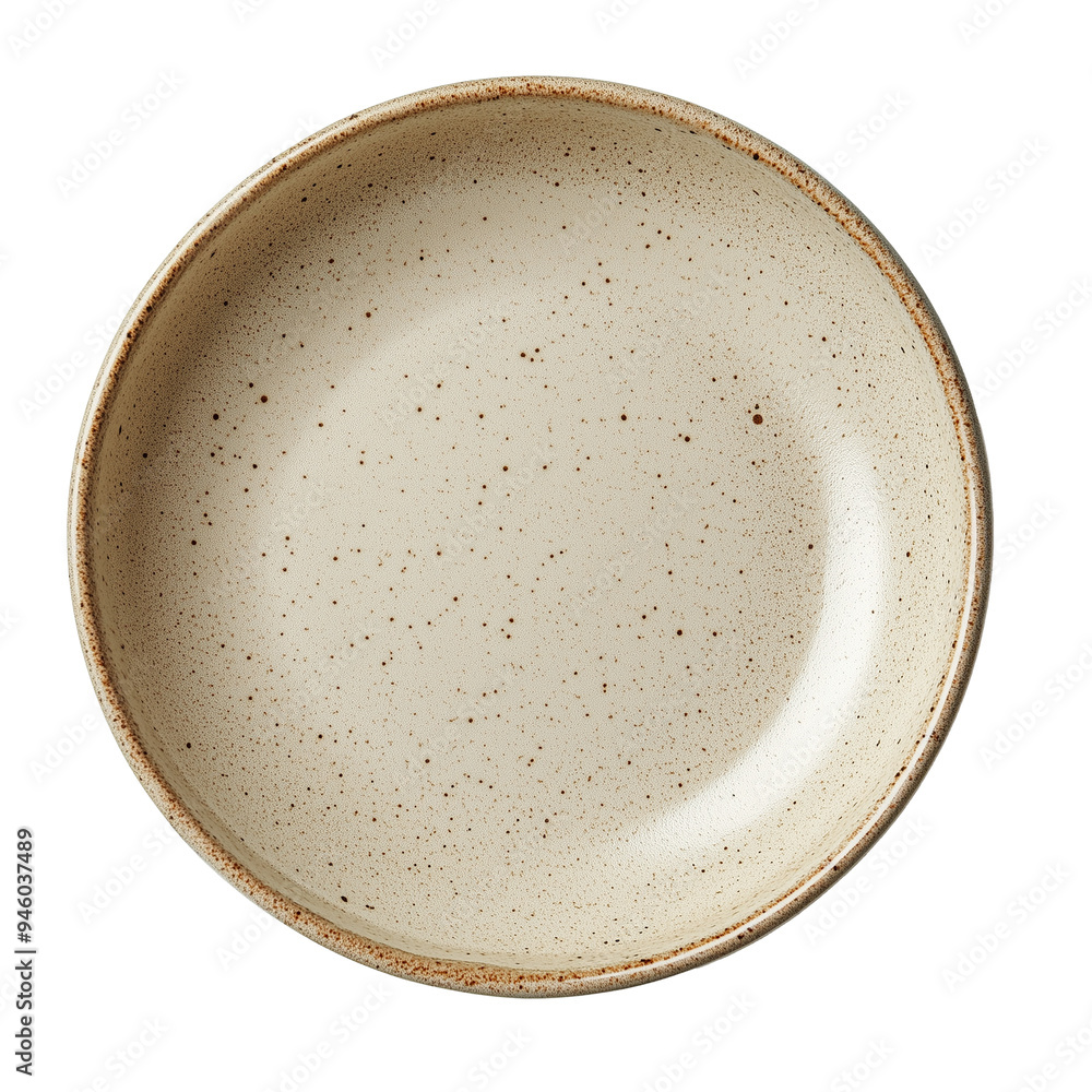 modern beige ceramic plate top view isolated on transparent or white background modern beige ceramic plate top view isolated on transparent or white background