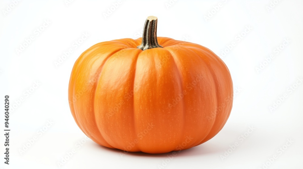 A Beautiful Fresh Orange Pumpkin Perfect for Autumn Celebrations A Beautiful Fresh Orange Pumpkin Perfect for Autumn Celebrations