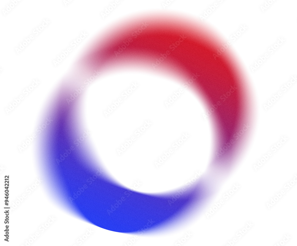 Blue and red circle gradient shape Blue and red circle gradient shape