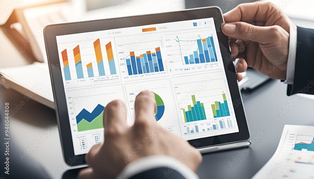 Graphical Chart analytics of business created using generative ai tool Graphical Chart analytics of business created using generative ai tool